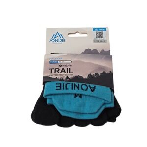 AONIJIE Women Trail Running Toe Socks Coolmax Xtralife Blister Prevention Medium